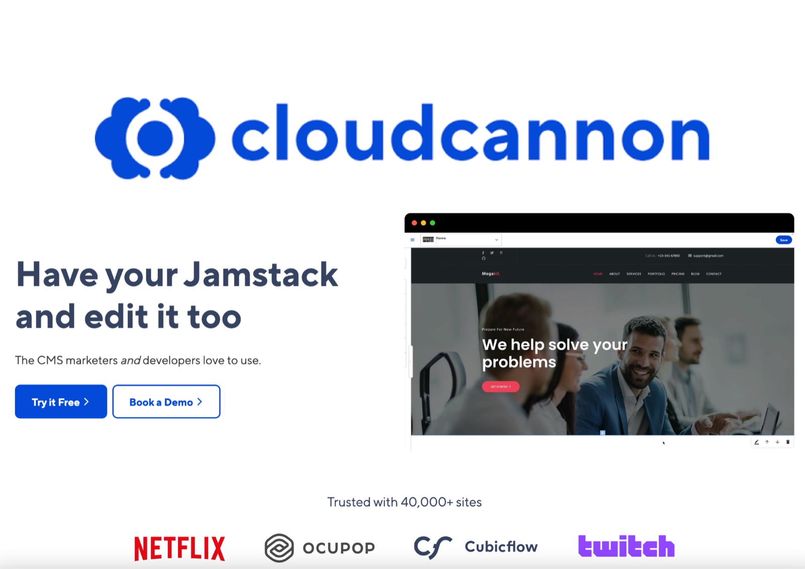 CloudCannon sponsor banner